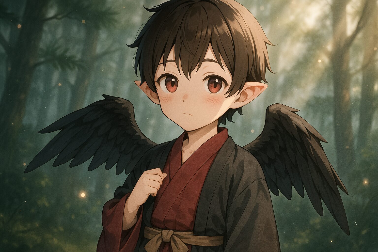 小天狗(こてんぐ)擬人化イラスト