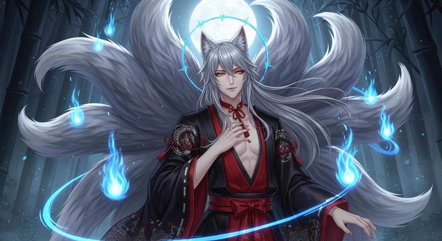 妖狐（ようこ）擬人化イラスト