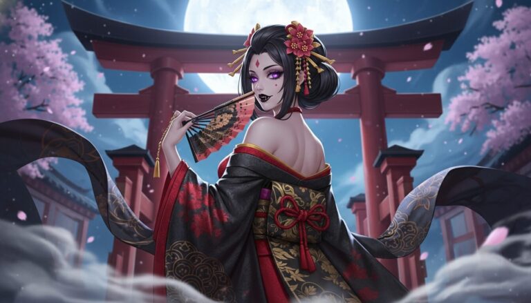 お歯黒べったり（おはぐろべったり）