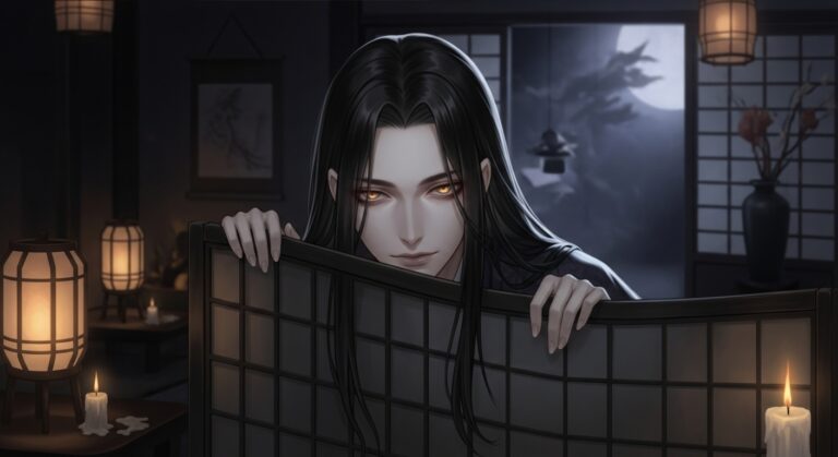 屏風闚（びょうぶのぞき）