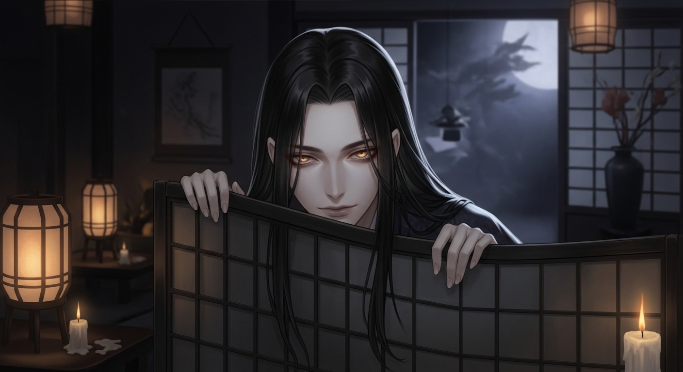 屏風闚（びょうぶのぞき）
