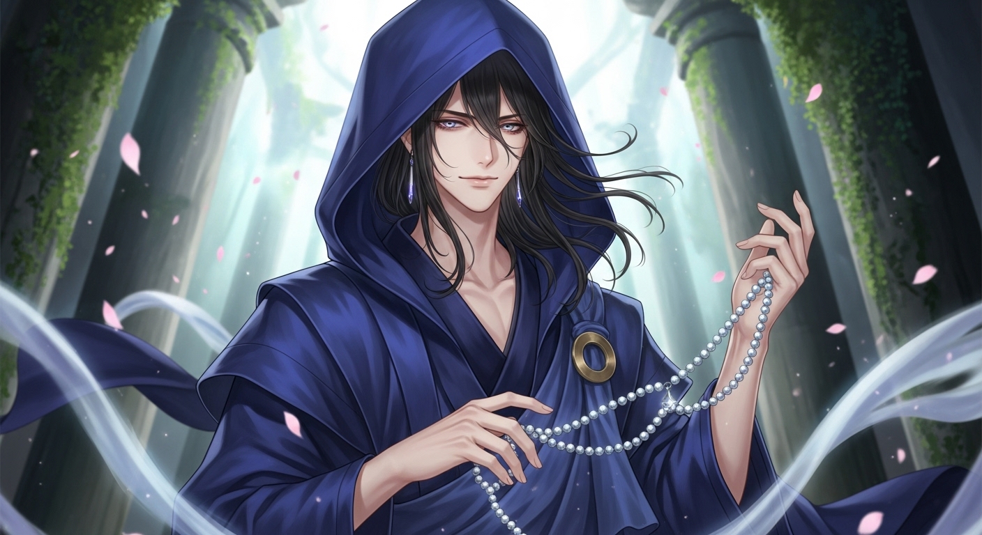青頭巾(あおずきん)擬人化イラスト